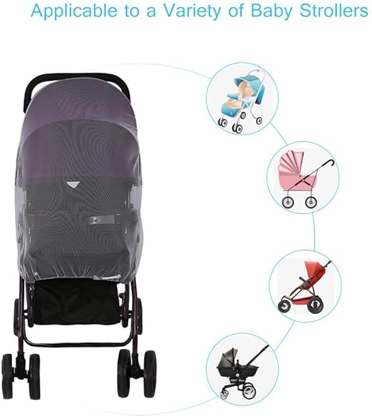 Amazon Co Jp Yosoo ベビーカー蚊帳 ベビーカーカバー 蚊帳 日よけ 虫よけカバー ベビーカー虫除け 赤ちゃんを守る 害虫侵入を防ぐ かや ネット ベビーカー蚊帳 ホーム キッチン