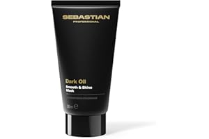 Sebastian Professional Dark Oil Smooth and Shine Mask | Lightweight Hair Styling Oil | Infused with Sandalwood, Cedarwood, & 