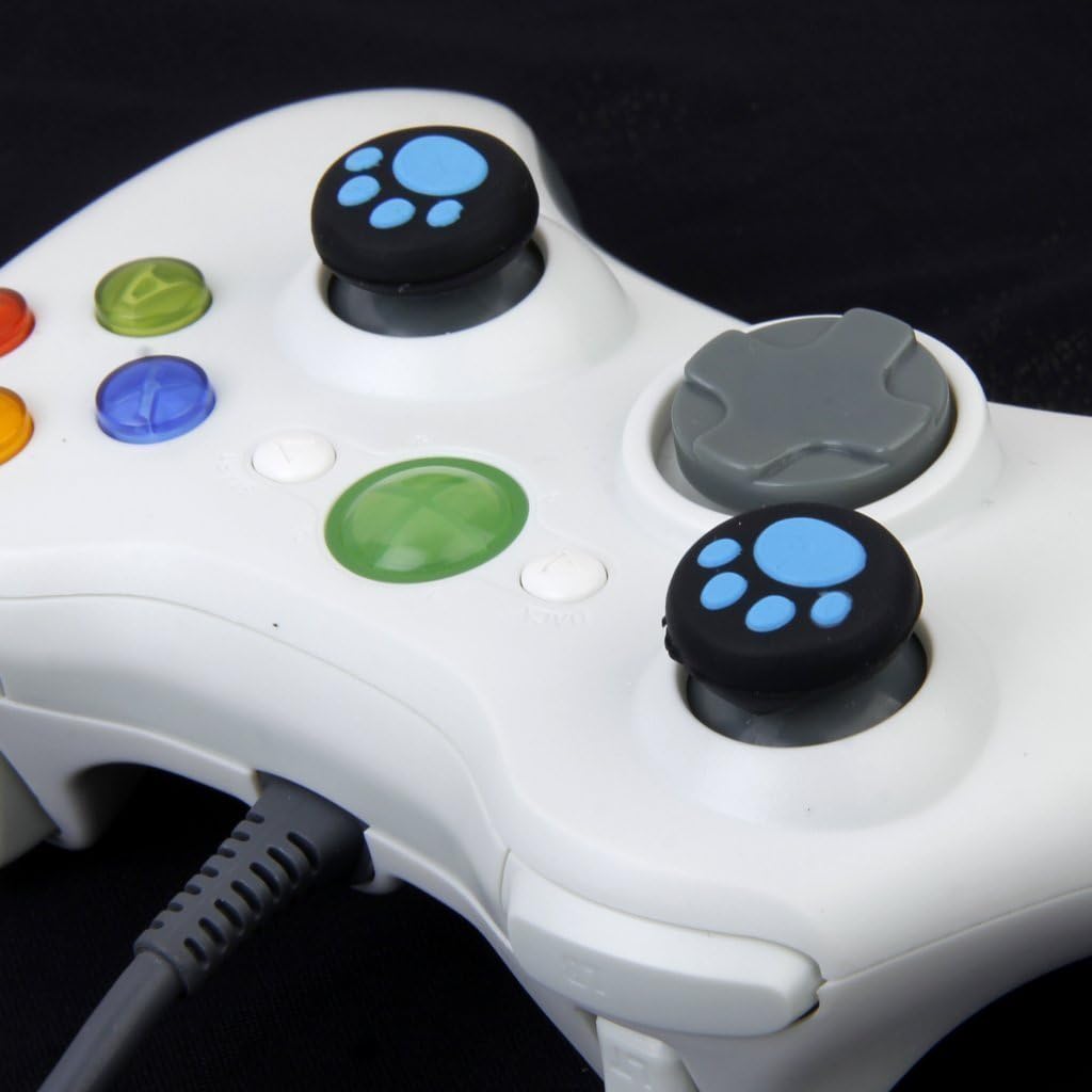 Analog Silicone Thumb Stick Grips Cap Joystick ThumbSticks Caps Cover for PS4 PS3 Xbox One Xbox 360 PS2 Game Controllers (5 Colors) - Image 5