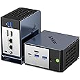 GMKtec AI Mini PC AMD Ryzen AI 9 HX-370 Serie(5.1GHz) Mini Gaming Computers, 32GB LPDDR5X 1TB PCIe 4.0 SSD, Support, Triple Screen 8K Display, WiFi 6 & USB4/Oculink Interface/EVO-X1