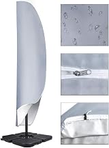 OKPOW Cantilever Parasol Cover Waterproof 280cm H 81cm Middle 30-45cm