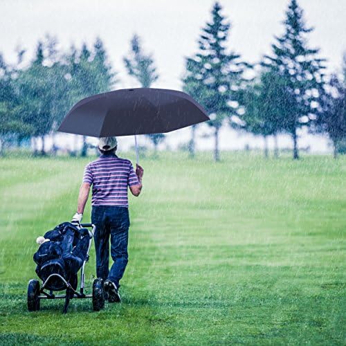 Umbrella | Small Folding Compact Travel Umbrella | Lightweight and windproof to keep you covered and dry on a rainy day | Black
