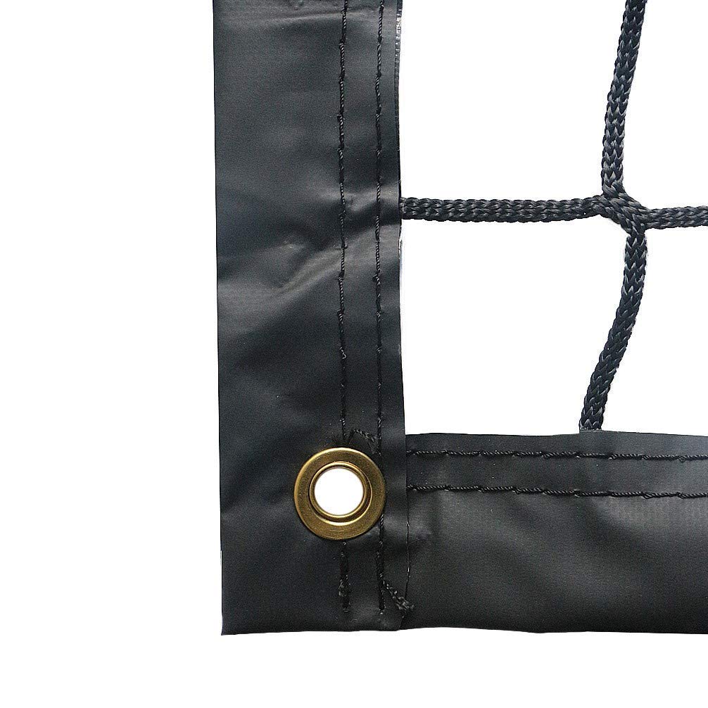 Aoneky PU Leather 32 ft Replacement Regulation Professional Official Volleyball Net with Vinyl Coated Steel Cable