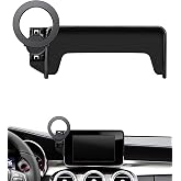 Car Phone Holder for Mercedes-Benz GLC 2016-2019, C-Class 15-18, 7" Screen | Magsafe Accessories Magnetic Cell Phone Mount Clip Compatible with iPhone, 3D fit Stable Dashboard Navigation Bracket Stand