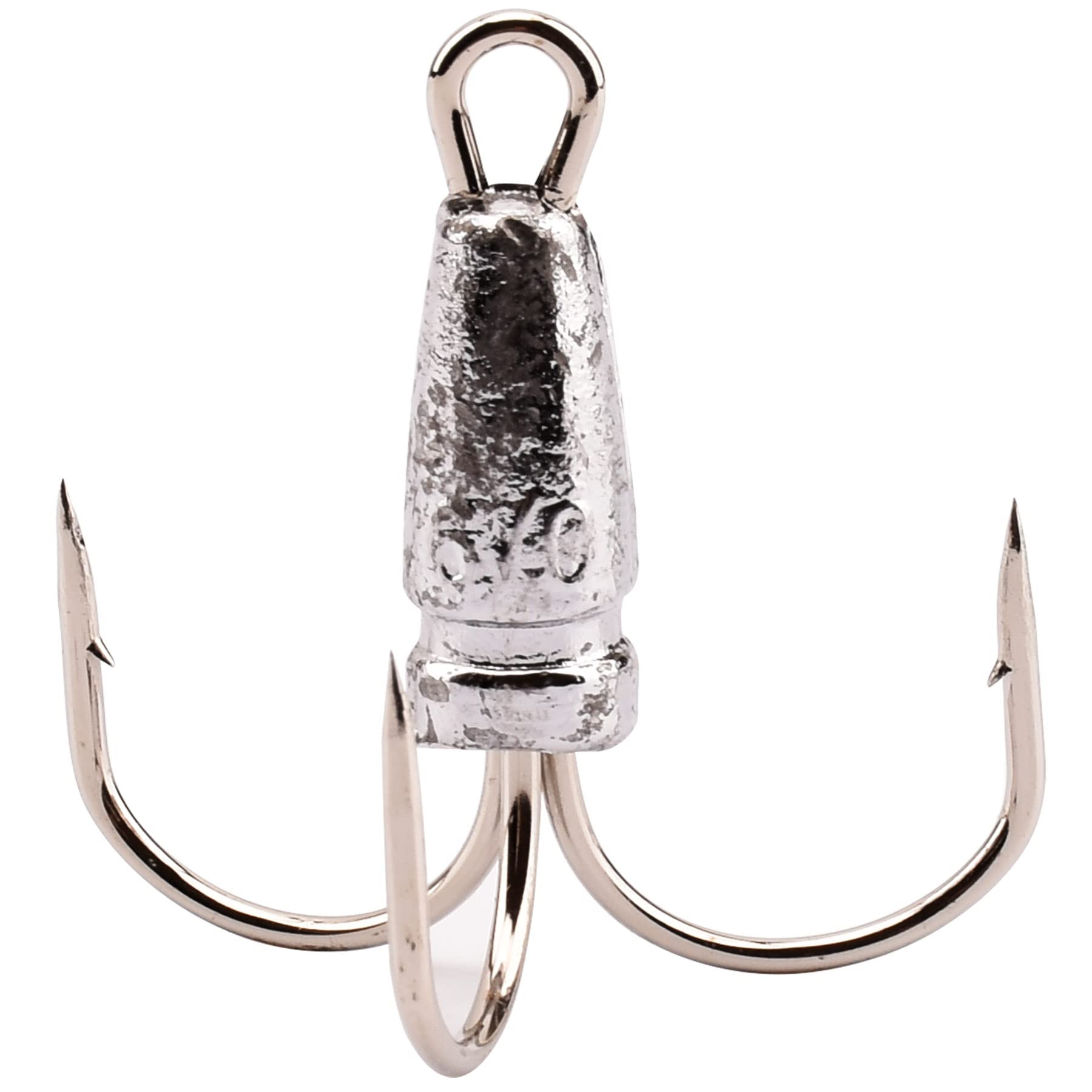 4 Pcs Snagging Hooks Snagging Weighted Treble Hooks （6/0, 8/0, 10/0, 12/0, 14/0,16/0） (8/0-4pcs) — image 1