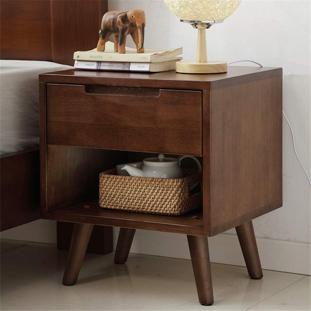 Yuefensu Mesita de Noche Dormitorio Dormitorio Mesa Auxiliar con Frente