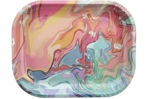 Rolling Tray “Abstract” 5" x 7" Tobacco Smoke Accessories - Tray God