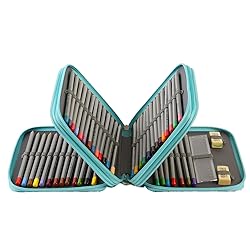 Lbxgap Portable Colored 72 Slots Pencil case