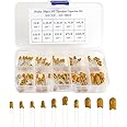 XINGYHENG 100Pcs 10Value 16V 1 uf - 100 uf Tantalum Capacitor Assorted Kit with A Plastic Box
