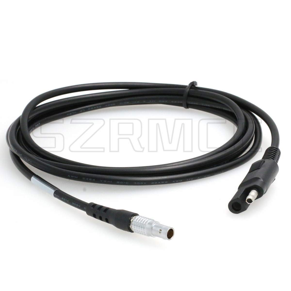SZRMCC Trimble GPS RTK GNSS Receiver 5700 5800 R6 R7 R8 R10 46125-20C Replacement Power Cable 2 pin SAE to 0B 7 Pin