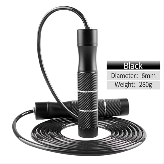 GRTG Weighted Jump Rope Crossfit Aluminum Alloy Handle for