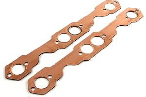 PROCOMP ELECTRONICS Speedmaster PCE355.1004 Compatible with Chevy SBC 350 Round Port Copper Exhaust Gasket Set