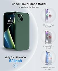 OTOFLY for iPhone 14 Case, Upgraded Silicone 14