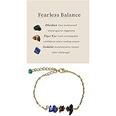 ShF1djx Healing Crystal Beaded Adjustable Bracelets unique gifts for mom,Natural Crystal jewelry and healing stones new beginnings gifts for women.