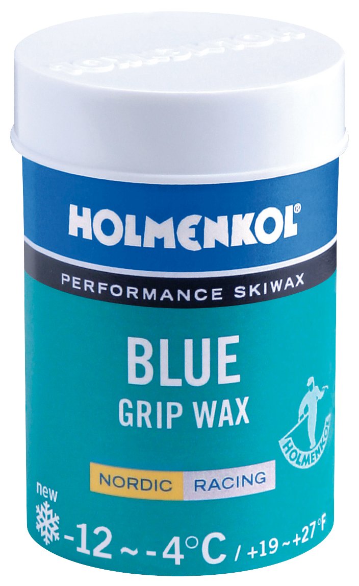 Holmenkol Unisex - Adult Grip Stirrup Wax, Blue, 45 Grams