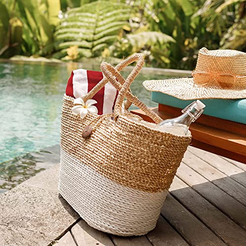 Sweet Needle Beach Towels for Adults Set of 4 - Red White Cabana Striped Classic - 100% Cotton Terry Ringspun Pool Towel, Quick Dry, Super Absorbent, 450 GSM, 76 x 152 cm