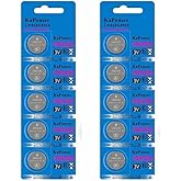 KaPonsec CR2325 3V 3V Lithium Button Coin Cell Buttery-10Packs