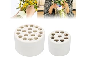 UTOSDAY Spiral Ikebana Stem Holder, Spiral Stem Holder for Flowers, 2024 Spiral Flower Stem Holder, Round Flower Arranger Flower Fixed Tools, Spiral Bouquet Twister Flower Arrangement Holder (Beige)