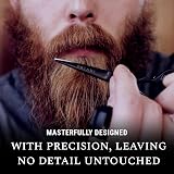 Ontaki 5" Beard Moustache Scissors German Steel With Comb Case view 5