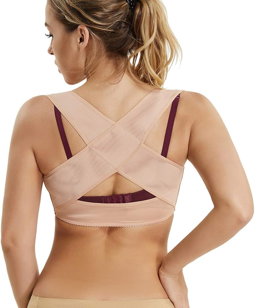 Chest Brace Up for Women Posture Corrector Shapewear Vest Tops Bra Support Shaper at  Women’s Clothing store