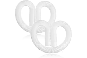 IDEASURE 1.5" x 3ft Pool Skimmer Hose Replacement for Intex Above Ground Pool Skimmer Pump Transfer Hose Part # 10531 25016, 2 Pack