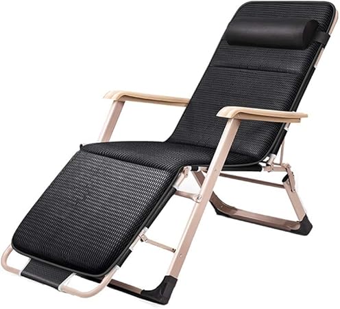 Gwdj Fauteuil Pliant Inclinable Chaise Pliante Multifonctionnelle Chaise Paresseuse Chaise De Bureau Sieste Balcon Chaise Longue En Plein Air Chaise De Voyage Chaise Longue Amazon Fr Cuisine Maison