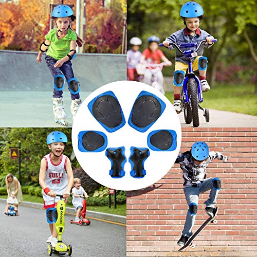 Child Protective,Kids/Youth Knee Pad Elbow Pads Guards Protective Gear Set Wrist Guards Toddler for Multi-Rollerblade Roller Skates Cycling Bike Skateboard Inline Skatings Scooter Riding Sports