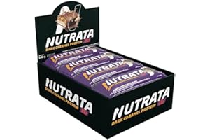 Nutrata Caramel Protein Display (12 unid. 45g), Dark Caramel, Nutrata