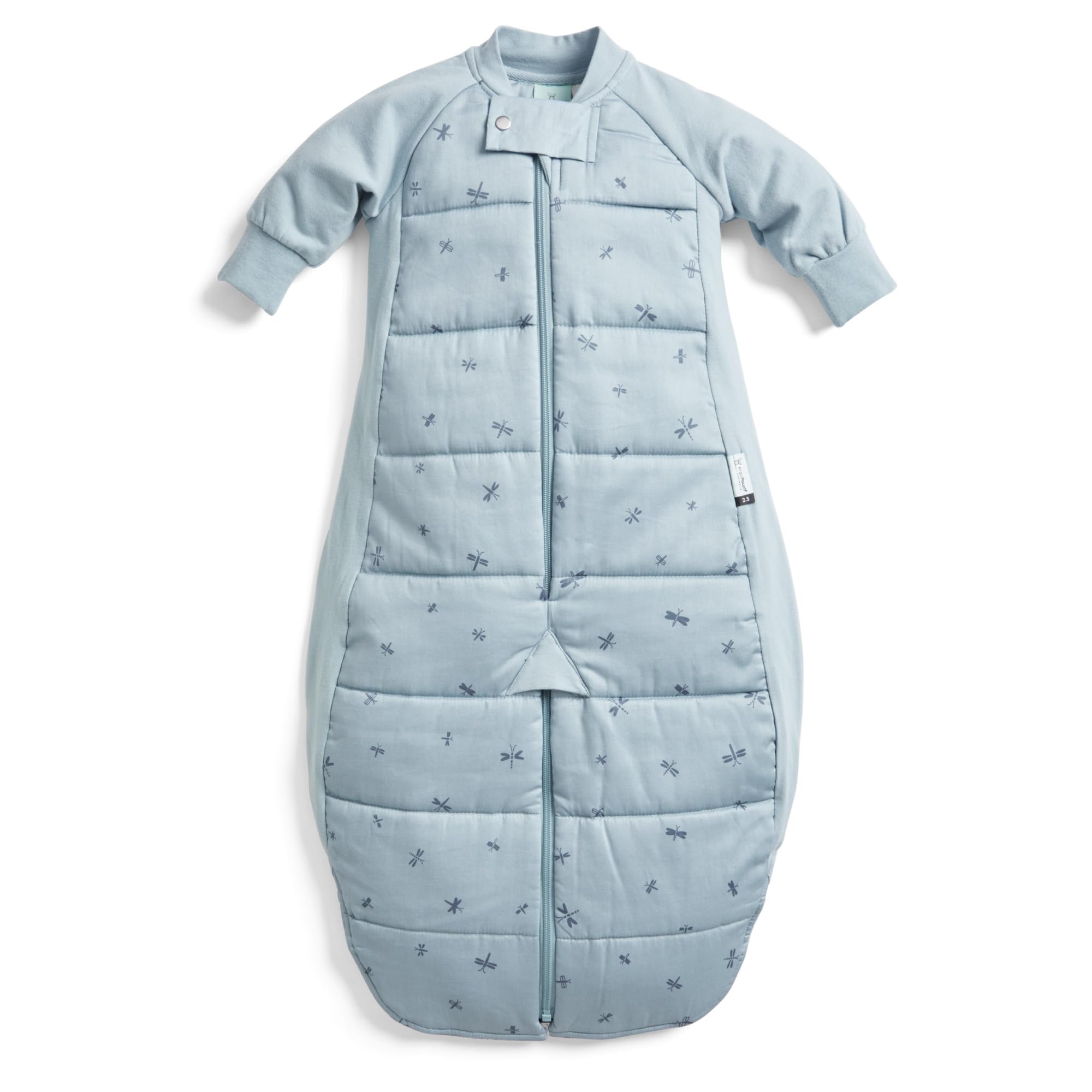 ergoPouch Sleep Suit Bag 3.5 TOG – Baby Sleep Sack & Wearable Blanket, 2-in-1 Convertible Sack to Suit with Legs for Safe Movement, Regulates Temperature Overnight, Unisex (8-24 Months, Dragonflies)