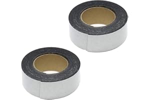 SHARE GOO 2Pack ShareGoo 20mm x 2m Heat-Resistant Double Sided Tape Receiver Servo Fixing Tape for RC Cars Buggy Truck Quadcopters,Black