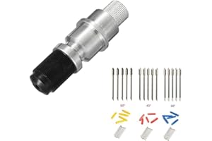 GROWTECH CB09 CB09U Graphtec Blade Holder with 15pcs Vinyl Cutter Plotter Cutting Blades 30/45/ 60 Degree