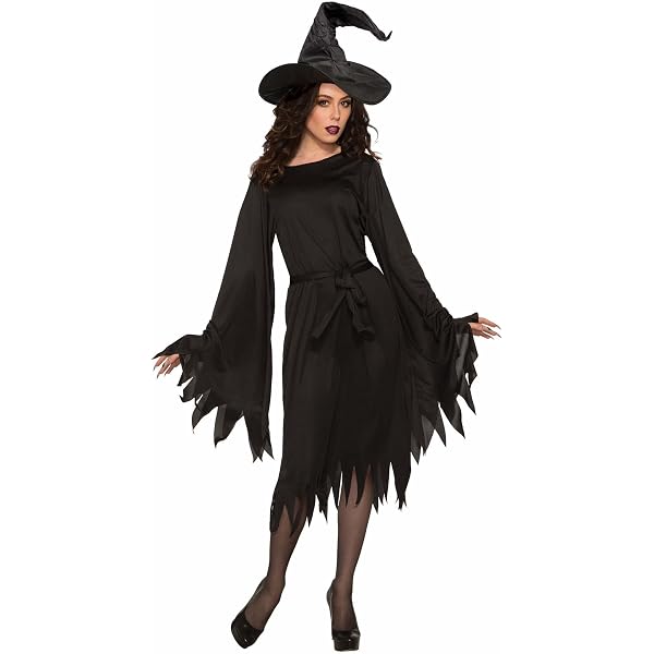 black witch dress amazon Amazon.com: KatchOn Gothic Witch Costume - Black Witch Dress with Collar Choker and Skull for Women
