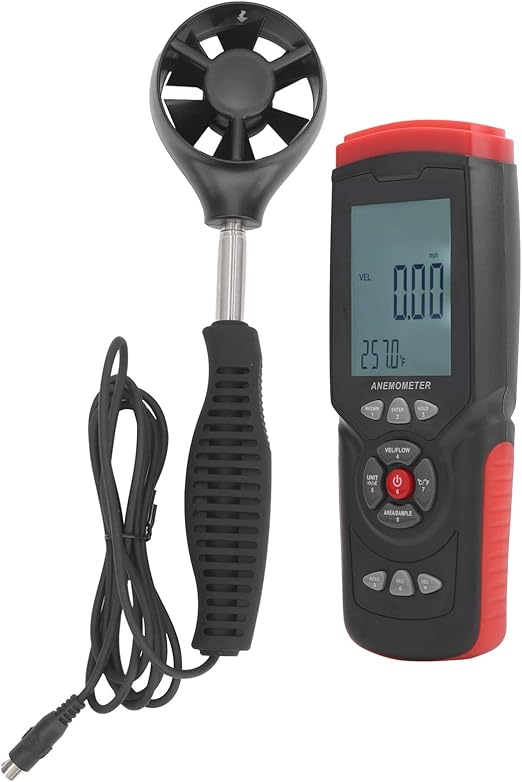 Anemometer, Humidity Meter Tester Handheld Anemometer 2/3 Maximum Value
