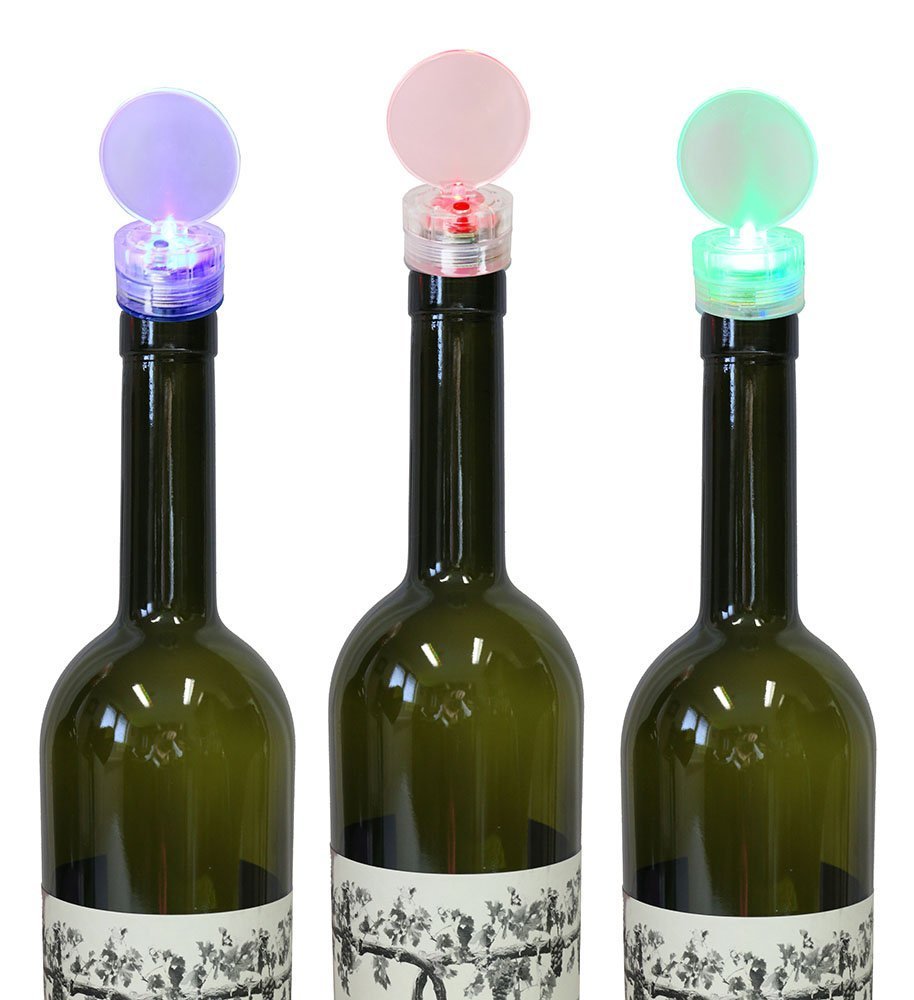 LED Wine Bottle Stopper Cork Light Up 3 PK Amazon.ca Home & Kitchen