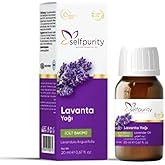 Selfpurity Organic Lavender Essential Oil, 100% Pure and Natural Lavender Oil, Premium Essential Oils for Diffusers, Skin, Aromatherapy, Massage - 20 ml (0.68 fl oz)