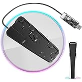 XIONZIJA PS5 Vertical Stand with RGB,Applicable to All Models of PS5, Drive Disc Console Base Accessory