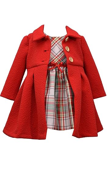 bonnie jean coat and dress set