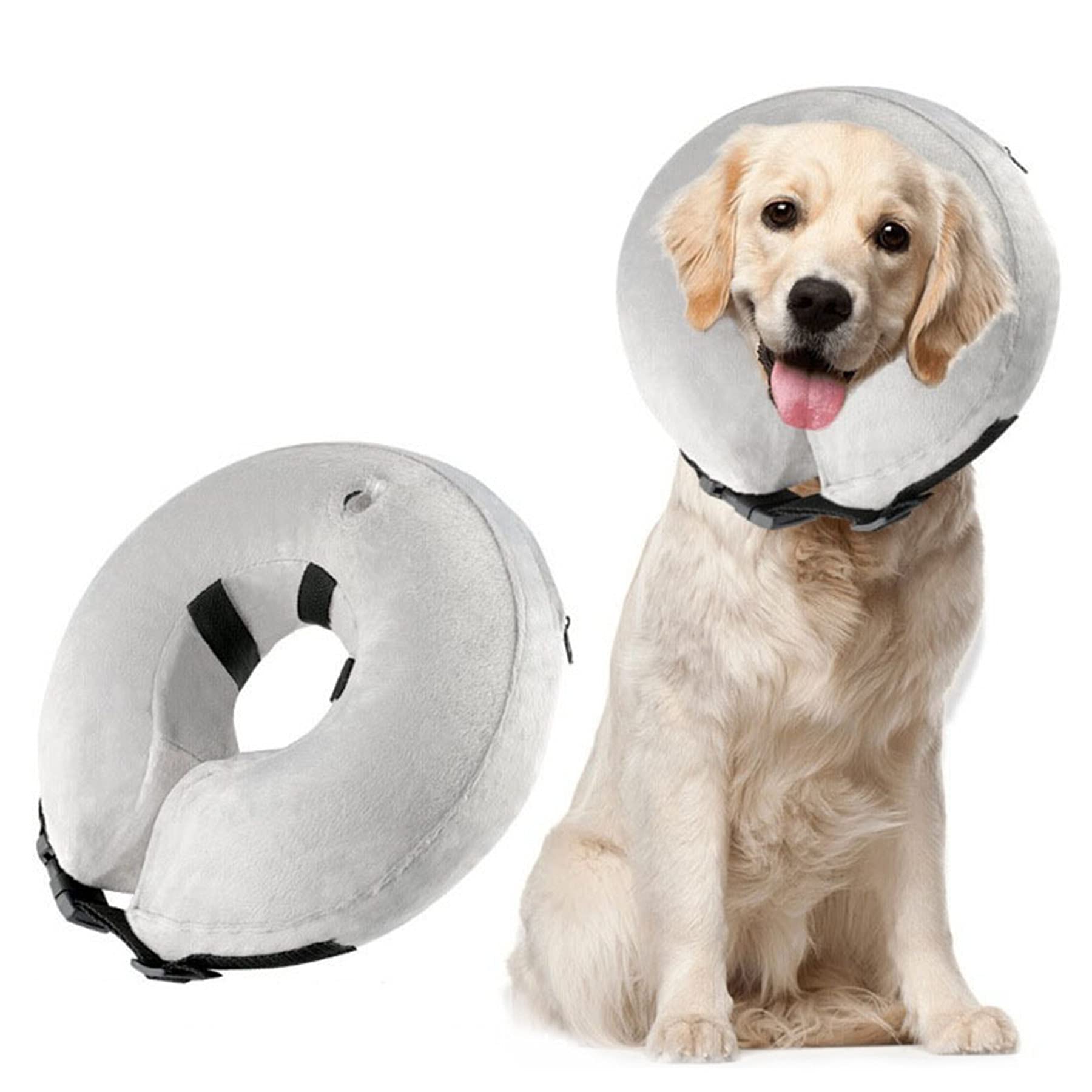 Avaner Pet Inflatable Collar, Protective Recovery Collar Cone for After Surgery