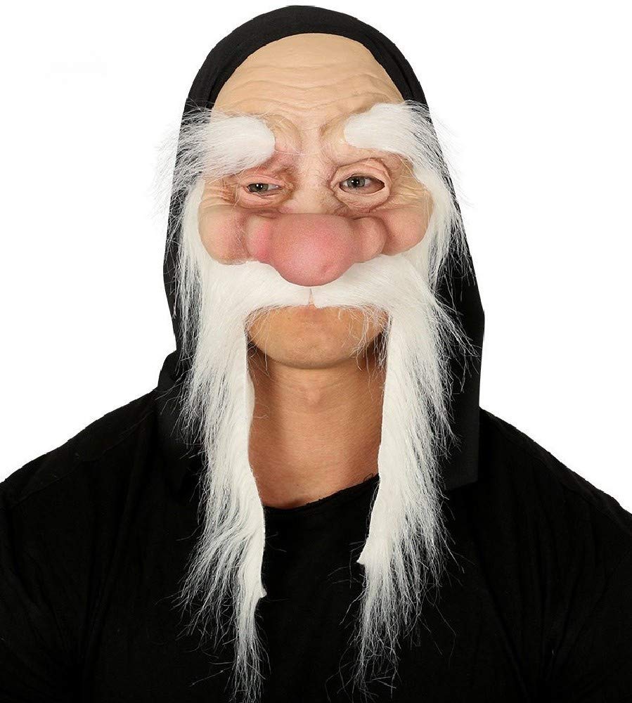 Guirca 2858 – Old Mask with Hood and Latex Hair