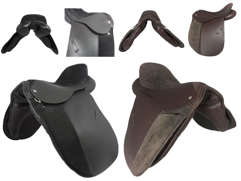 Leather Suede Saddle Black 12" Amazon.co.uk Sports & Outdoors
