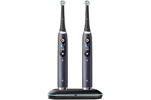 Galvanox Dual Electric Toothbrush Charger for OralB iO Series 7/8/9/10 - USB Powered Magnetic Charging Base with LED Indicator (Replacement for Braun Oral-B iO Toothbrushes)