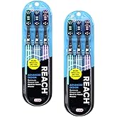 Reach Advanced Design Firm Toothbrushes, Colors May Vary, 3 Count (Pack of 2) Total 6 Toothbrushes