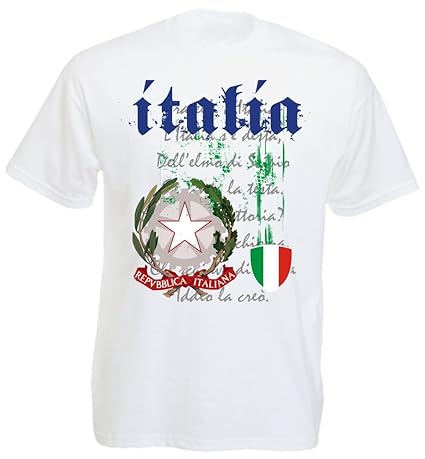 Italien - T-Shirt Herren Nationalhymne EM 2016 -