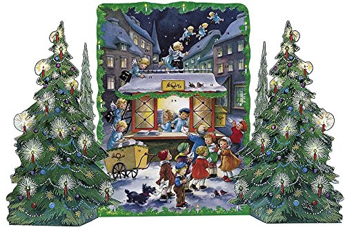 Engelchens Postamt Adventskalender: Faltkalender zum Aufstellen by