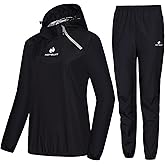 HOTSUIT Sauna Suit for Women Anti Rip Sweat Suit for Weight Loss Odorless Sauna Jacket Pant for Workout Gym
