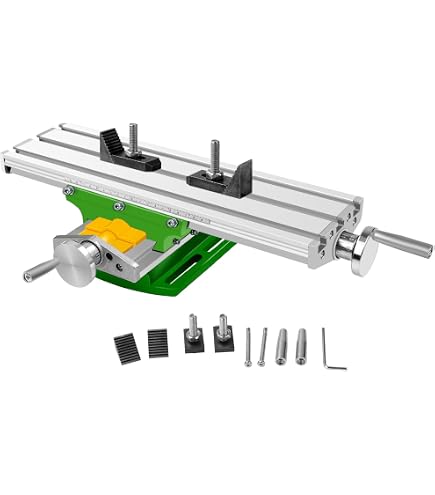 Mini Milling Machine Work Table Vise Portable Compound Bench X-Y 2