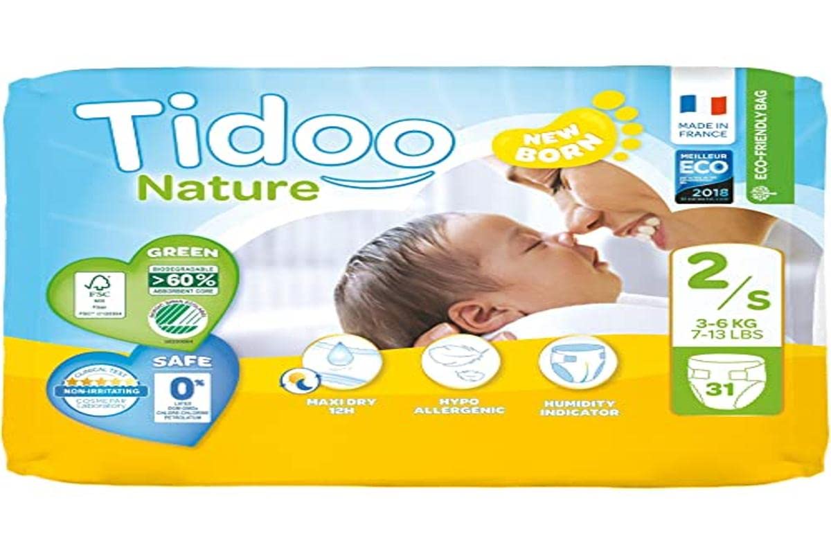 Tidoo 503792 – Diapers T2 Mini 3 6 kg, 31 Units, Unisex