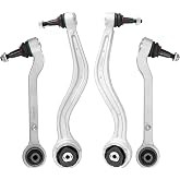 HAWK BROTHER MS501277 MS501278 MS501281 MS501282 Front Lower Control Arms w/Ball Joints Replacement for Cadillac ATS 2013-2019 for Cadillac CT4 2020-2023-4Pcs Forward Rearward Suspension Kit