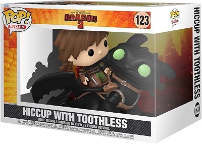 Funko POP Rides Deluxe Hiccup with Toothless How to Train Your Dragon