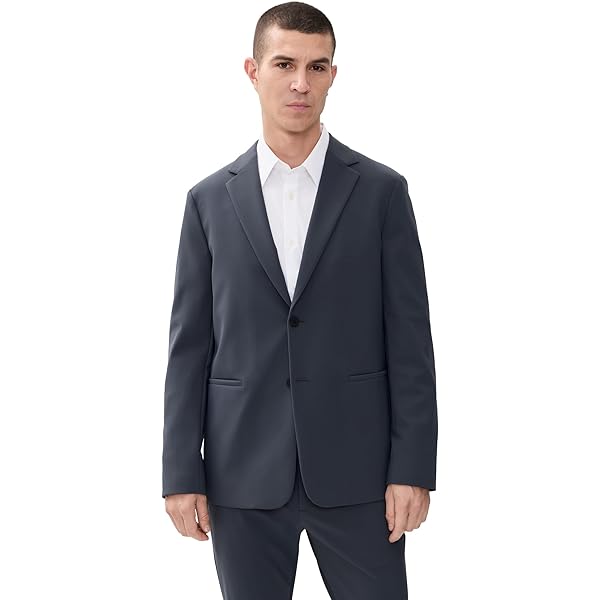 Theory Men's Clinton Precision Ponte Blazer, Baltic, S at Amazon